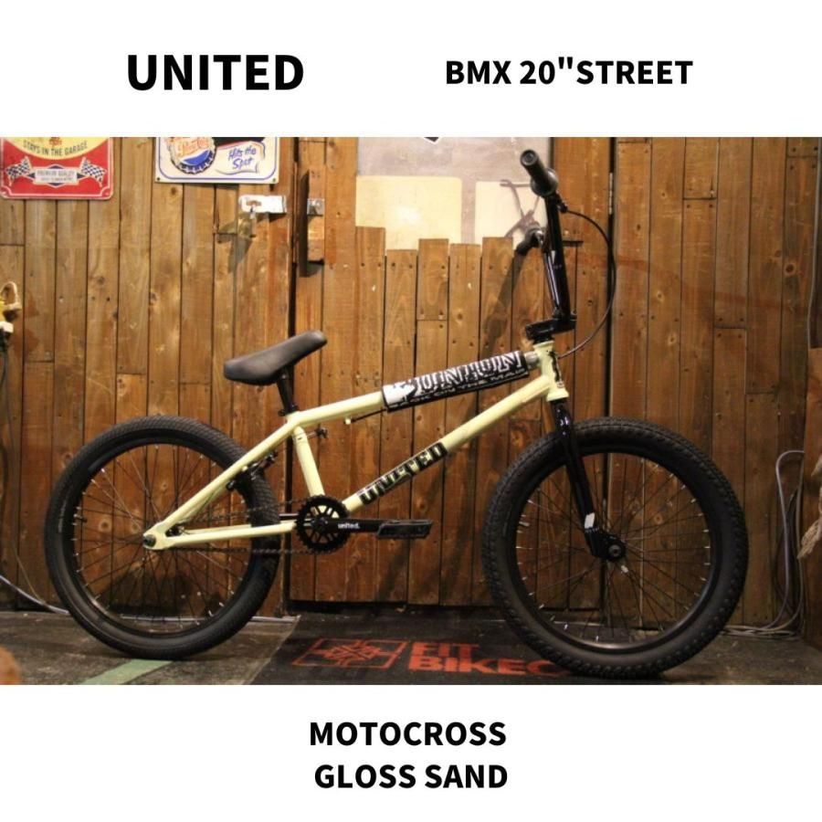 BMX 20 ストリート】UNITED MOTOCROSS GLOSS SAND 送料無料 ✴️お近く 