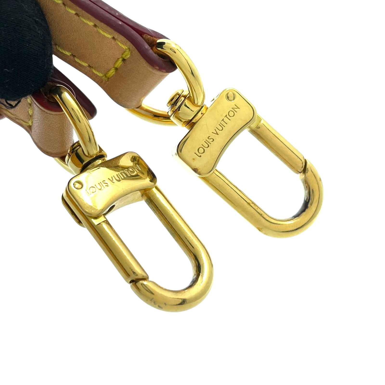美品　LOUIS VUITTON ルイヴィトン　　ストラップ　肩紐　ヌメ革 極美品 LOUIS VUITTON ルイ・ヴィトン ショルダーストラップ