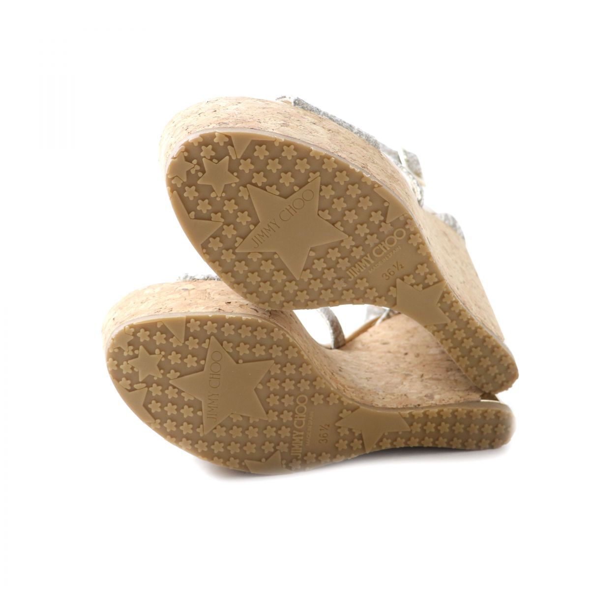 未使用品☆JIMMY CHOO ジミーチュウ パイソン型押し ウェッジ