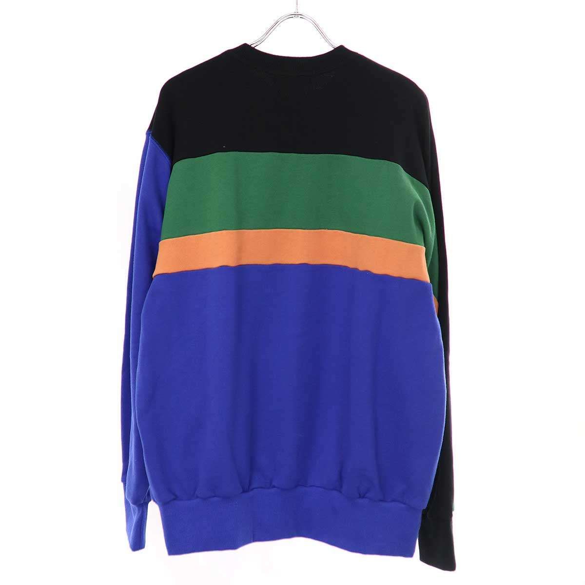 kolor カラー 24SS LIGHT FLEECE LS マルチカラースウェットトレーナー 