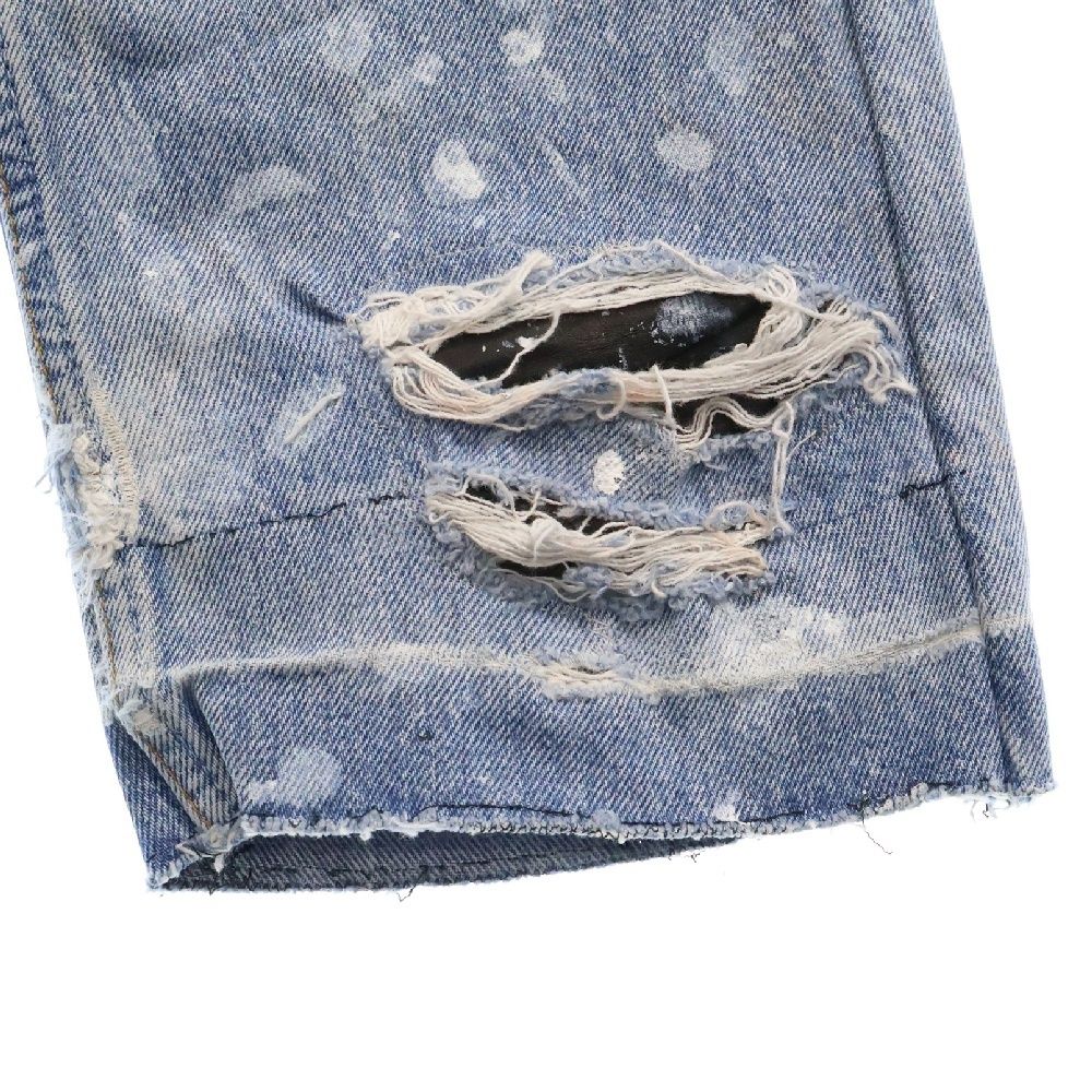 Innocence NYC (イノセンス) ダメージ加工レザーパッチ 