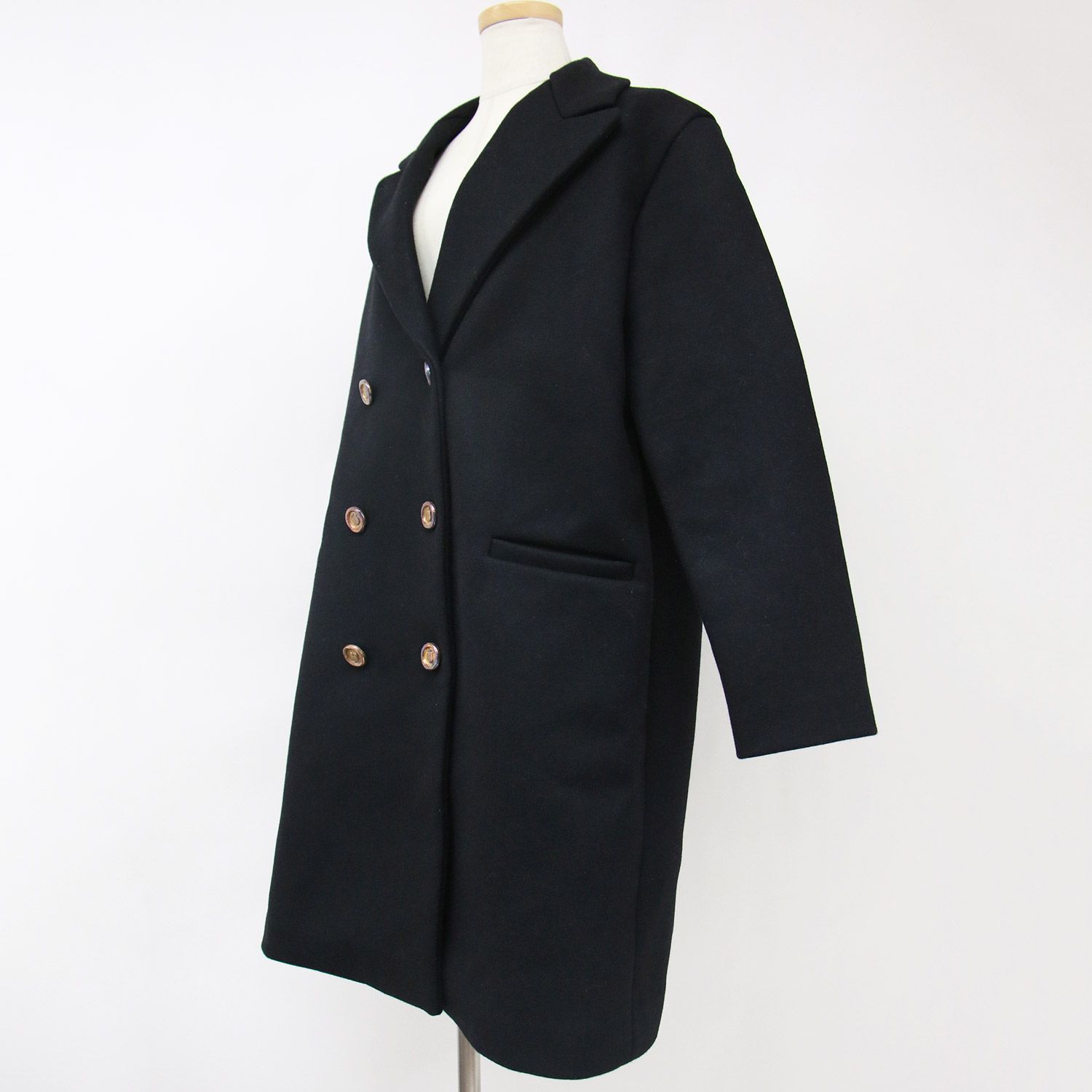 GalaabenD - 圧縮ウールメルトンオーバーチェスターコート - Over