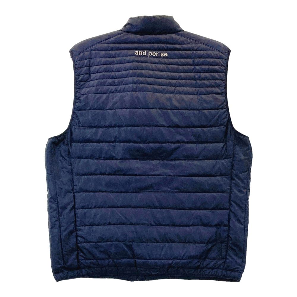 サイズ：L AND PER SE 購入 アンパスィ ダウンベスト ネイビー系