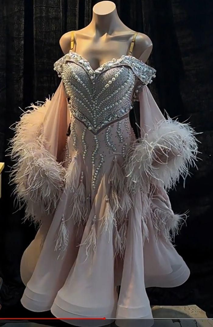 オーダーメイド　社交ダンス衣装　フリル スタンダードドレス 色変更可 オーダーメイド 社交ダンス衣装 色変更可 スタンダードドレス オーダー