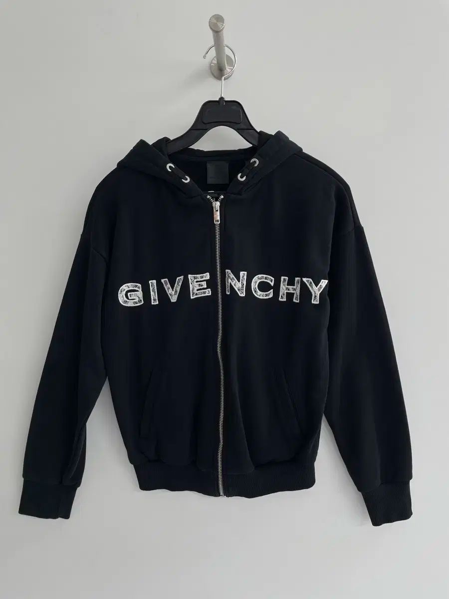 Givenchy ジバンシィ キッズ 男児 ロゴ プリント フード付き ジップアップパーカー