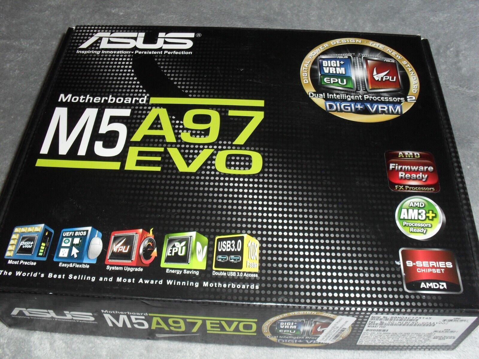ASUS M5A97 EVO AM3 AMD モボ AMDFX FD6300 CPU