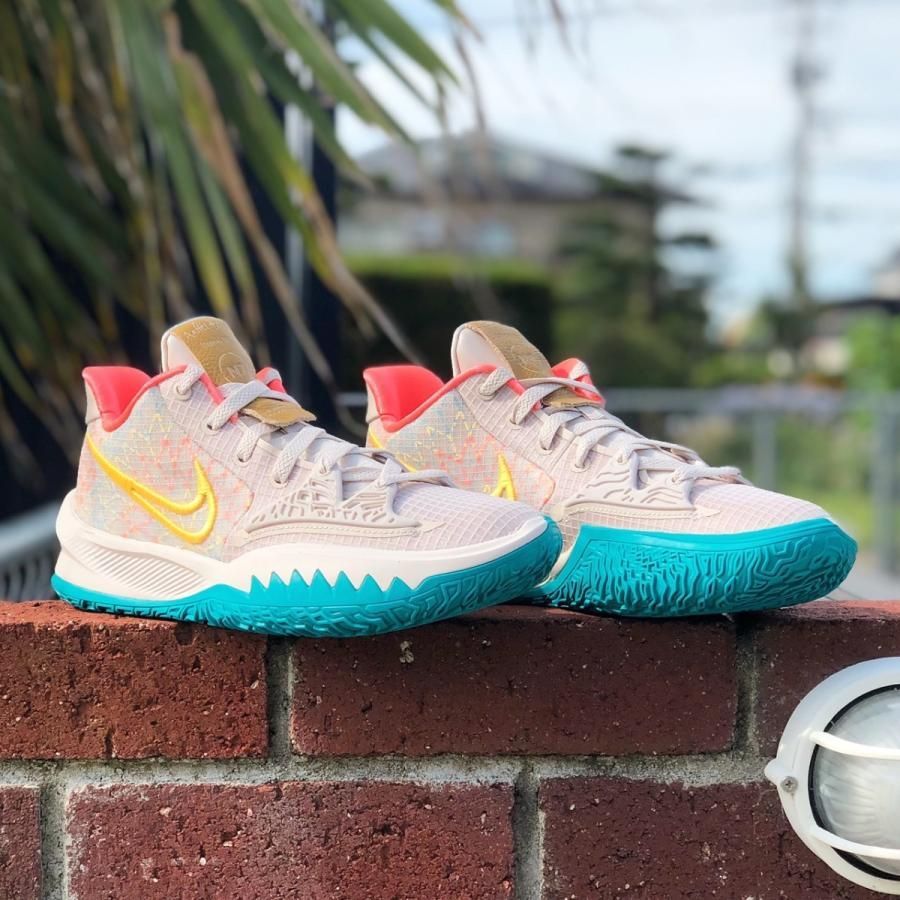 NIKE KYRIE LOW 4 'N7' ナイキ カイリー ローカット 4 【MEN'S】 natural/yellow-teal  CW3985-005