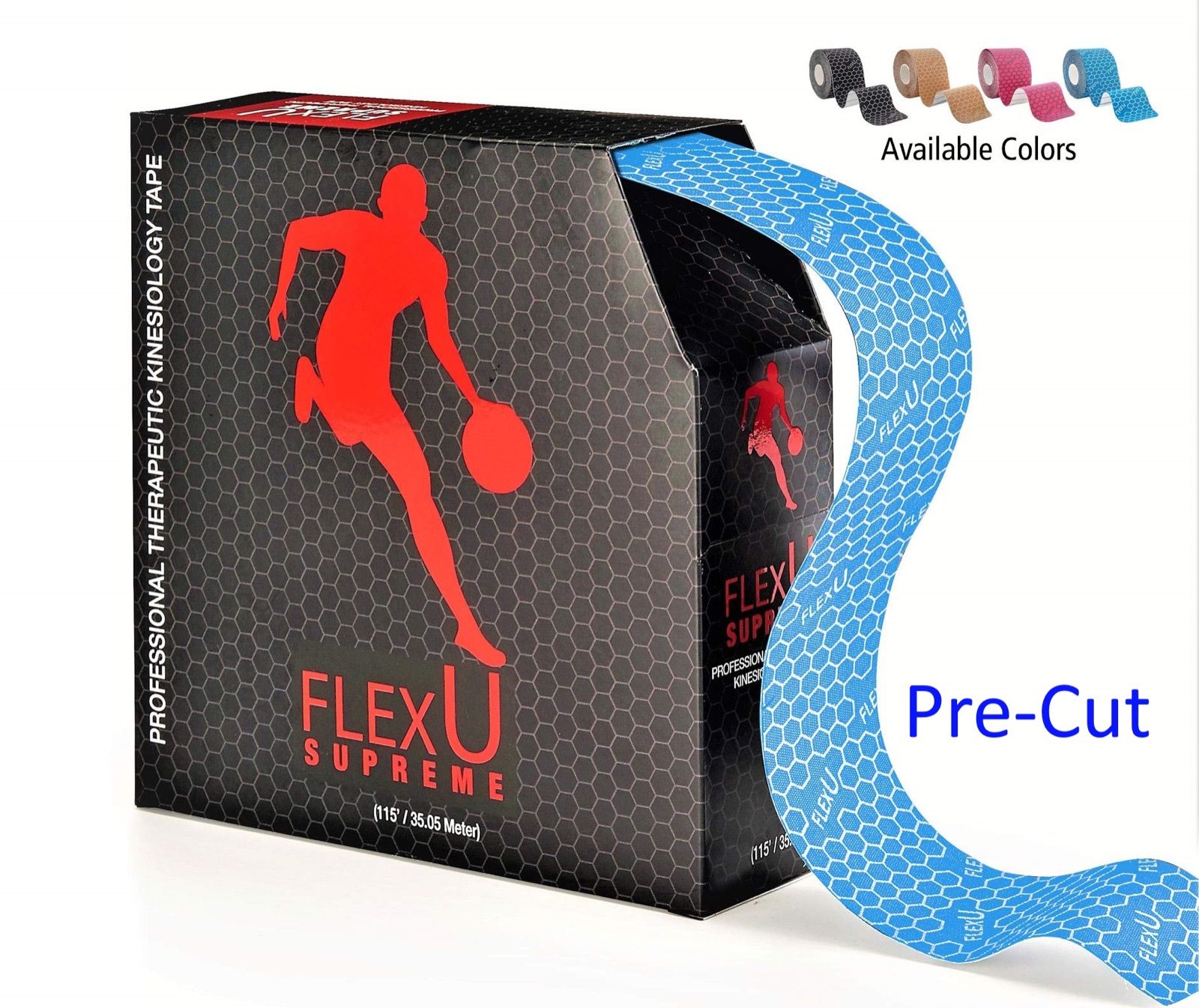 FLEXU キネシオロジーテープ 35mプレカット 5cm×25cm 140枚 LLC-HASEGAWATOSO_COM