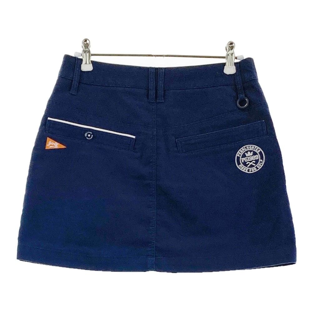 サイズ：0 PEARLY GATES パーリーゲイツ スカート ネイビー系
