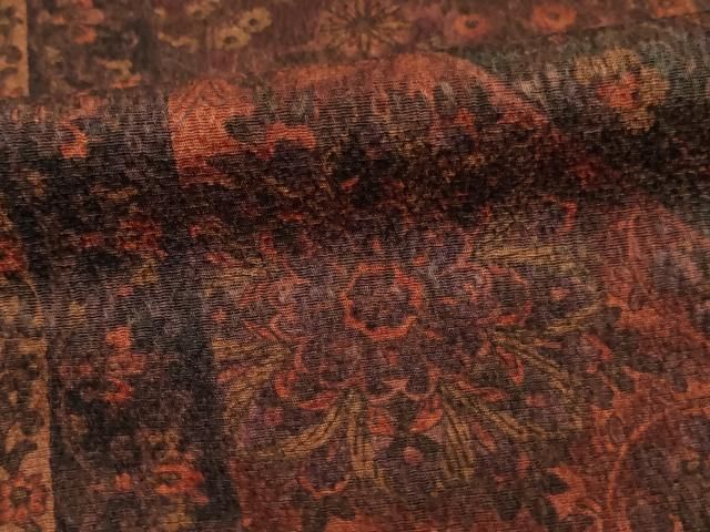 平和屋着物○豪華振袖 型染 牡丹 鬼しぼ縮緬 正絹 逸品 DAAX1240op 平和