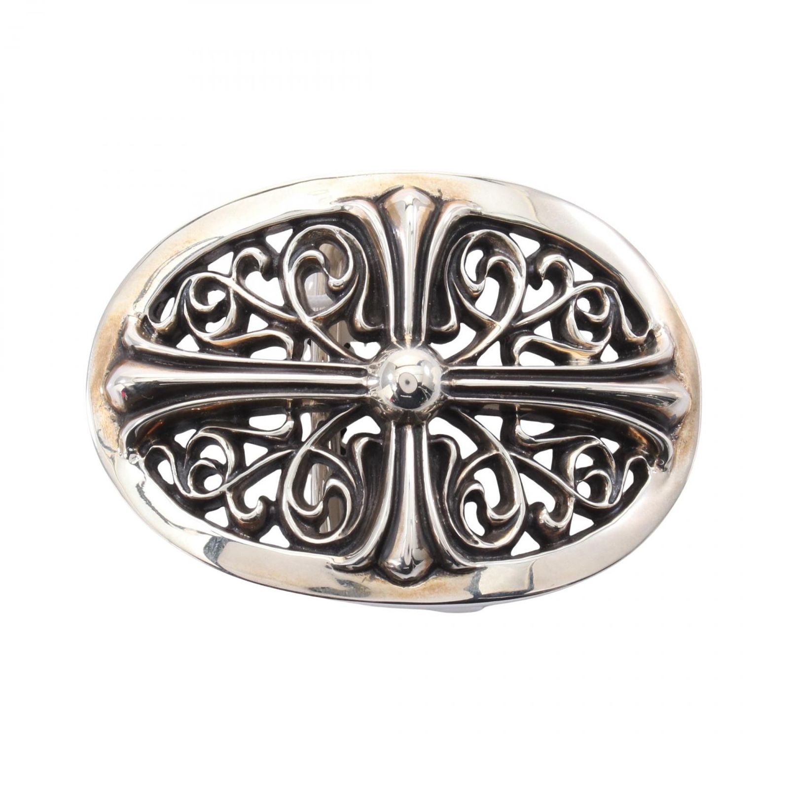 クロムハーツ CHROME HEARTS その他小物 クラシックオーバルクロス ベルトバックル 224130400089100 その他 バックル メンズ Used A