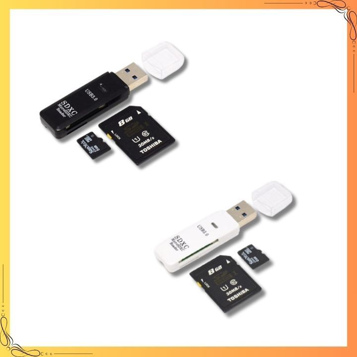 USB3.0変換アダプター黒 SD microSD対応 高速データ転送 スマホ タブレット PC接続 簡単プラグ＆プレイ