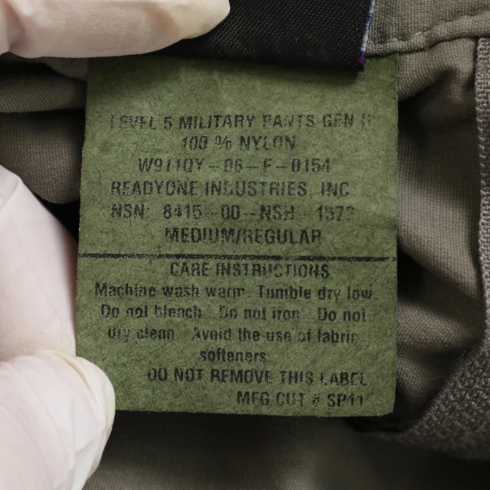 00年代 米軍実物 patagonia MARS PCU Level5 ソフトシェルパンツ