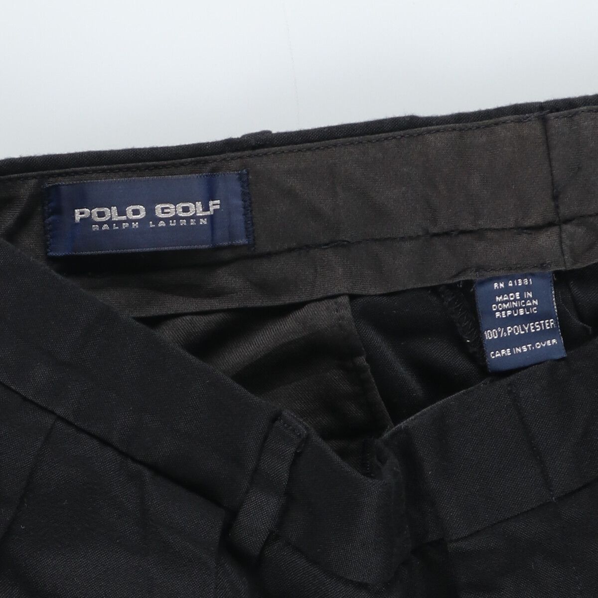 未使用 POLO GOLF ラルフローレン 綿 ツータック ワイド パンツ 古着 ラルフローレン Ralph Lauren POLO GOLF ポロゴルフ