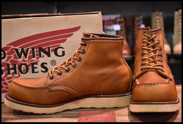 希少 旧羽タグ 875 REDWING レッドウイング 9E 27cm 99年製 レッドウィング 875 アイリッシュセッター モックトゥ 99年 縦羽