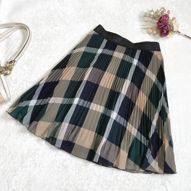LABEL BLUE BURBERRY 公式通販 チェック柄スカート・36□バーバリー