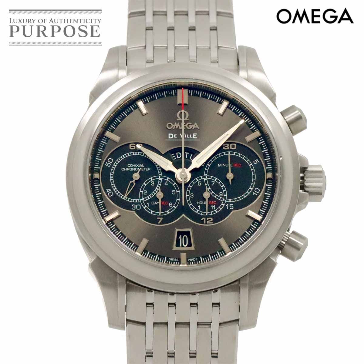 オメガ OMEGA デビル クロノグラフ 4カウンター コーアクシャル 422 10  