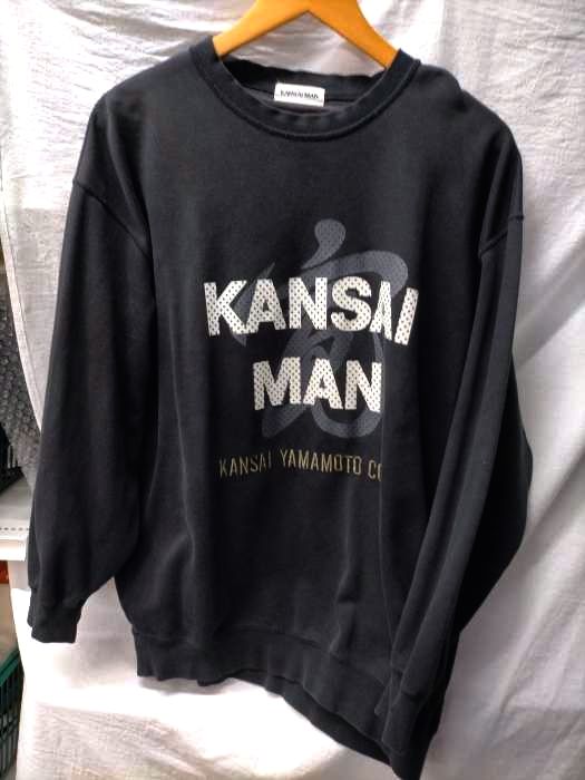 カンサイマン KANSAI MAN 90S ドットロゴプリント スウェット メ