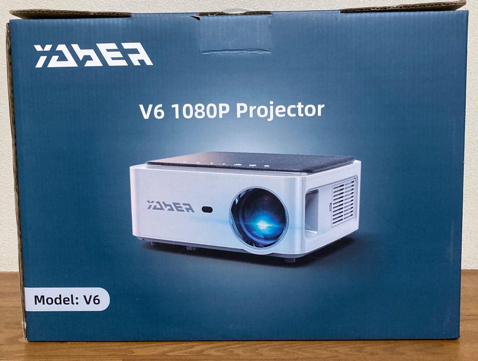 YABER V6 プロジェクター projector - shopsむかいり - メルカリ
