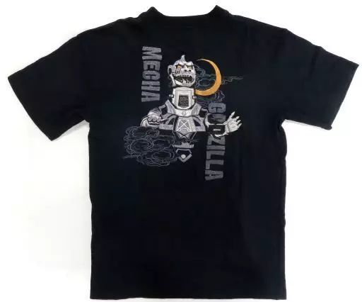 衣類　メカゴジラ 刺繍半袖Tシャツ ブラック Mサイズ 「ゴジラシリーズ×Switch Planning」 中古】衣類 メカゴジラ 刺繍半袖Tシャツ ブラック Mサイズ