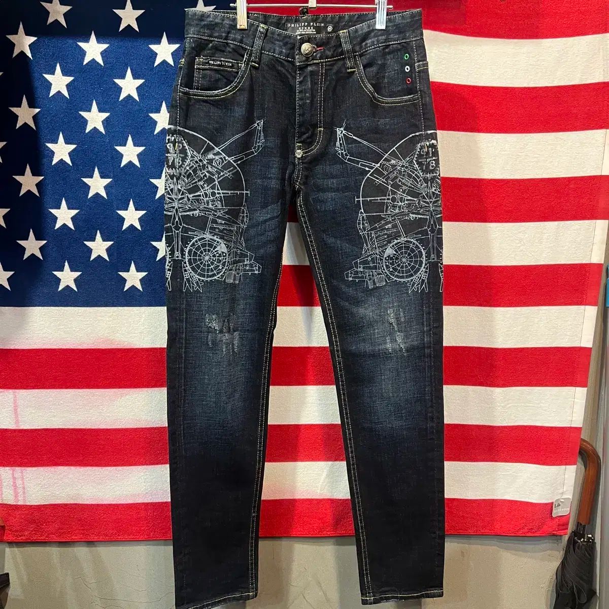 30 PHILIPP PLEIN(フィリッププレイン) プリント デニム - メルカリ 30 PHILIPP PLEIN(フィリッププレイン) プリント デニム - メルカリ