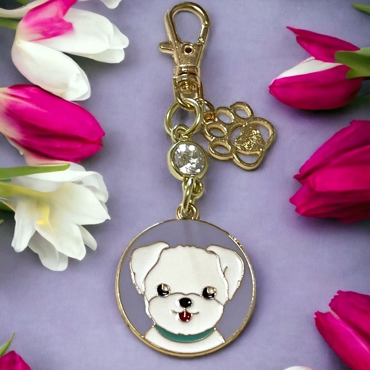 ゲンテン チャーム 西郷犬 薩摩犬 日本犬 キーホルダー（genten