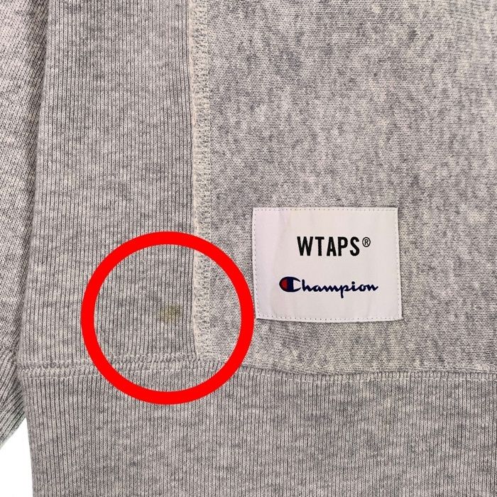 WTAPS チャンピオントレーナー グレー WTAPS ダブルタップス 21AW Champion チャンピオン REVERSE