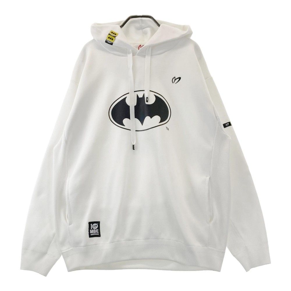 サイズ 5 MASTER BUNNY EDITION マスターバニーエディション BATMAN バットマン 10周年 ニットパーカー ホワイト系 240101461290 ゴルフウェア メンズ ストスト