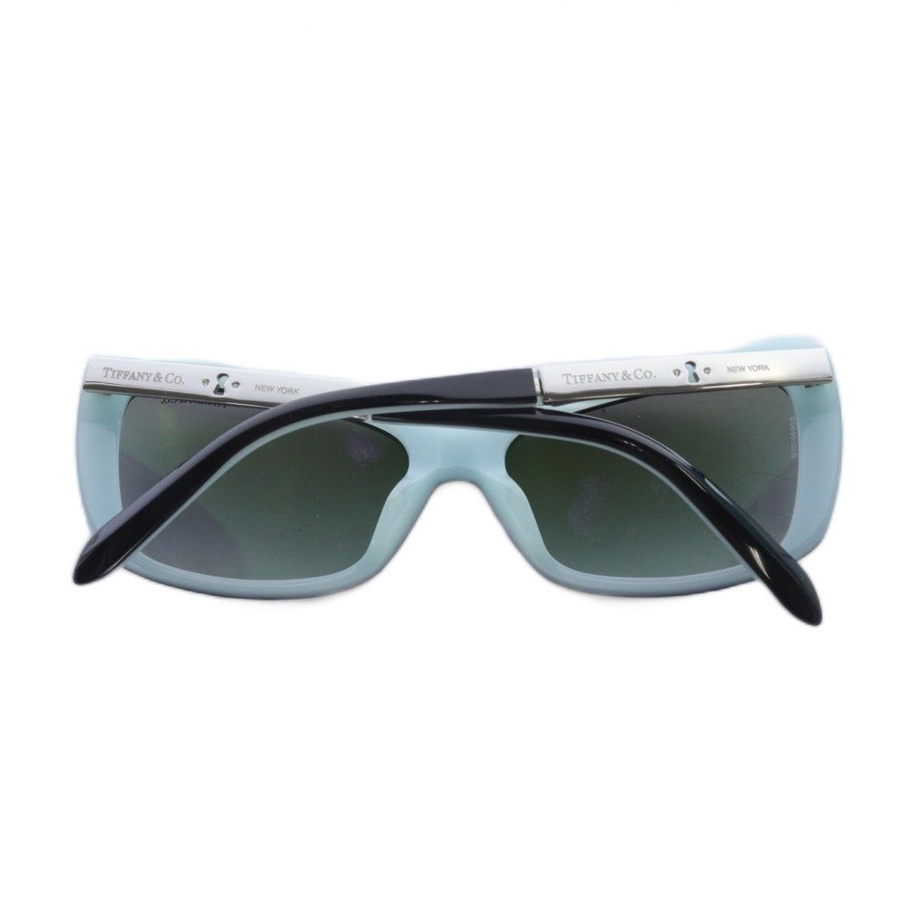 ティファニー TIFFANY - CO. サングラス グラデーション ロゴ 56□17 140 黒 水色 ライトブルー TF4075-B-A