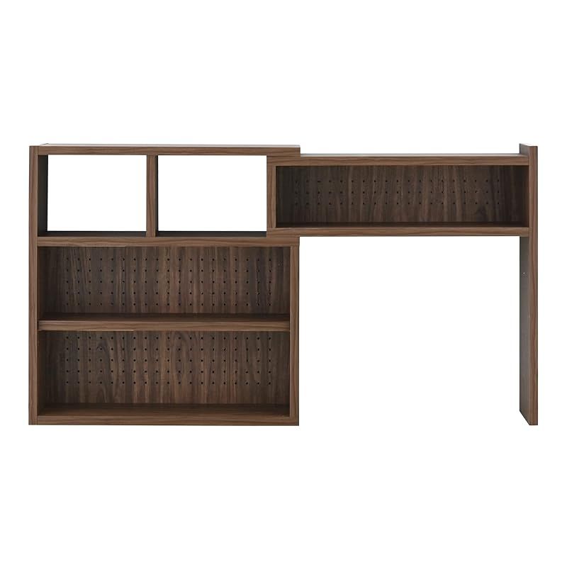 佐藤産業 Like ライク 伸縮ラック ロータイプ/72cm幅 ブラウン