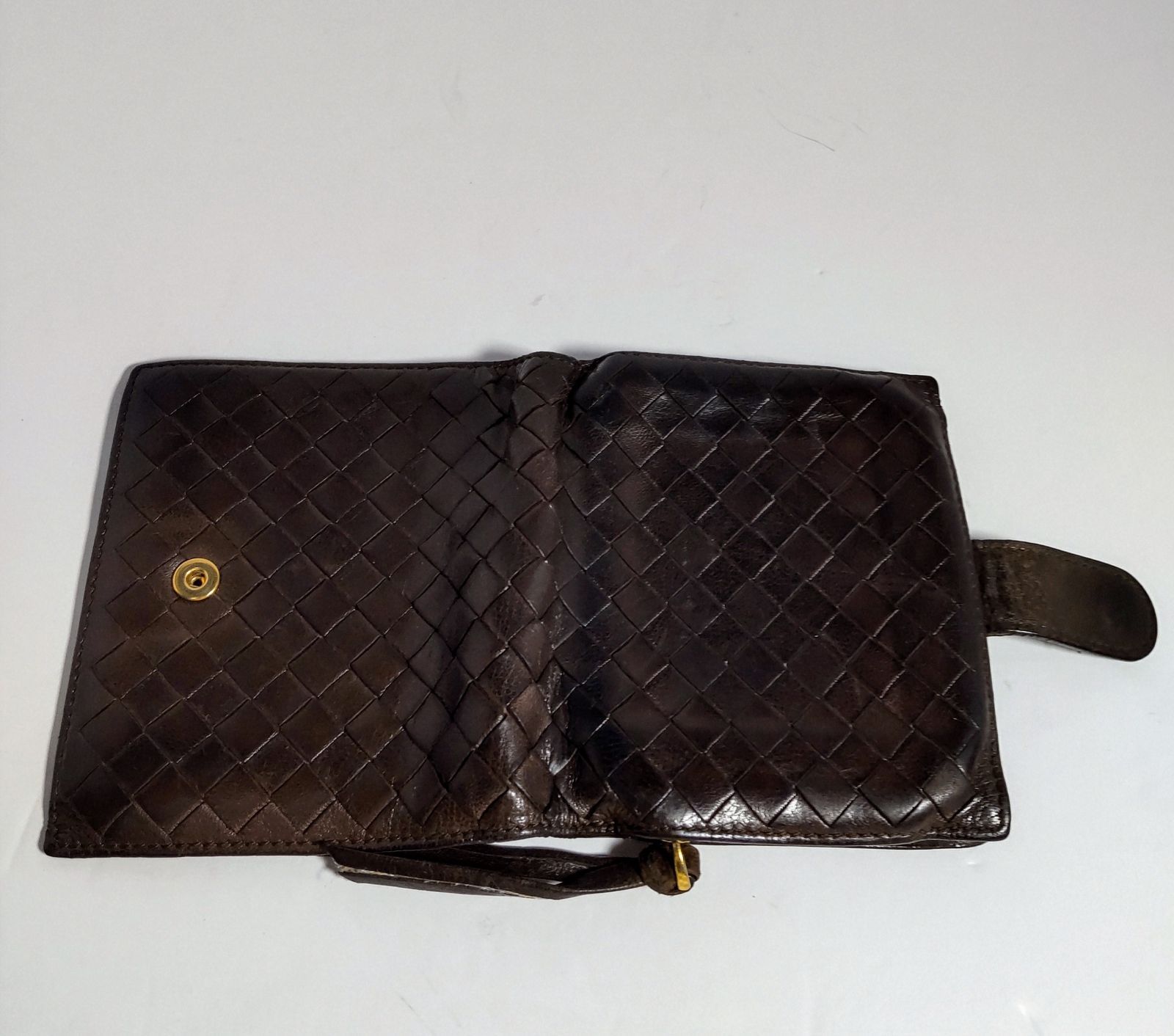 USED中古品】 ボッテガヴェネタ 財布 BOTTEGA VENETA 2つ折り財布 