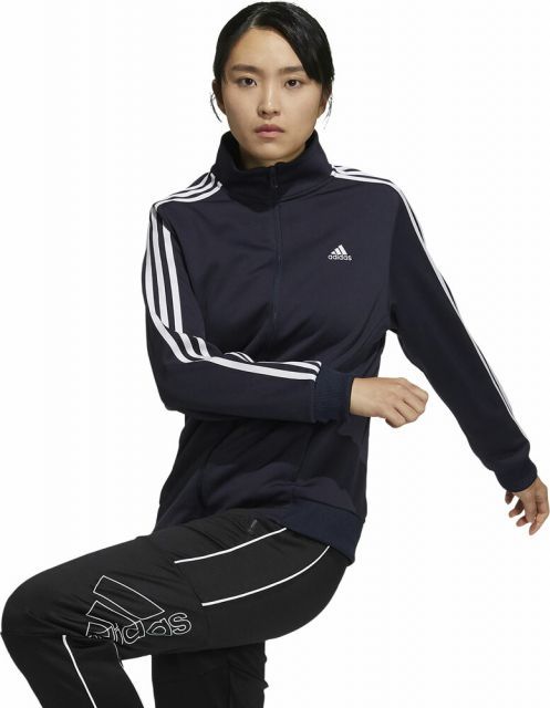 adidas(アディダス) JIL43 23_WMH3SWUPJKT W MH 3S ウォームアップ ジャケット 上着 アウター ベーシック 機能的 スポーツ レジャー 運動 練習