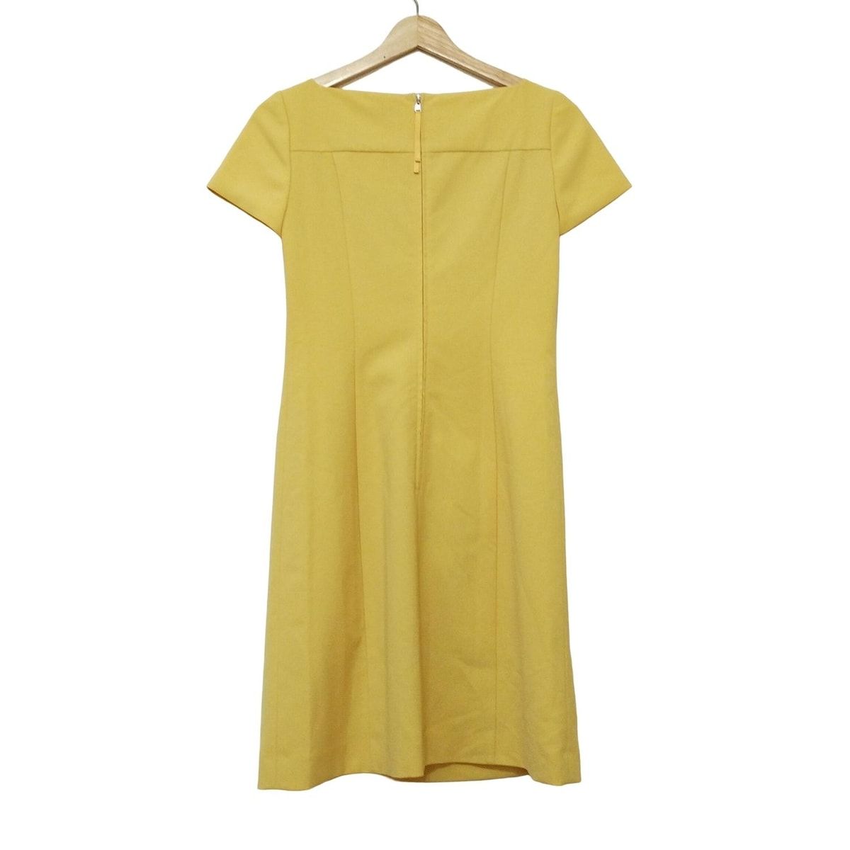 中古・古着通販】FOXEY NEWYORK (フォクシーニューヨーク) ノースリーブワンピース イエロー サイズ:38｜ブランド・古着通販  トレファク公式【TREFAC FASHION】スマホサイト ☆フォクシーニューヨークワンピースイエロー黄38☆