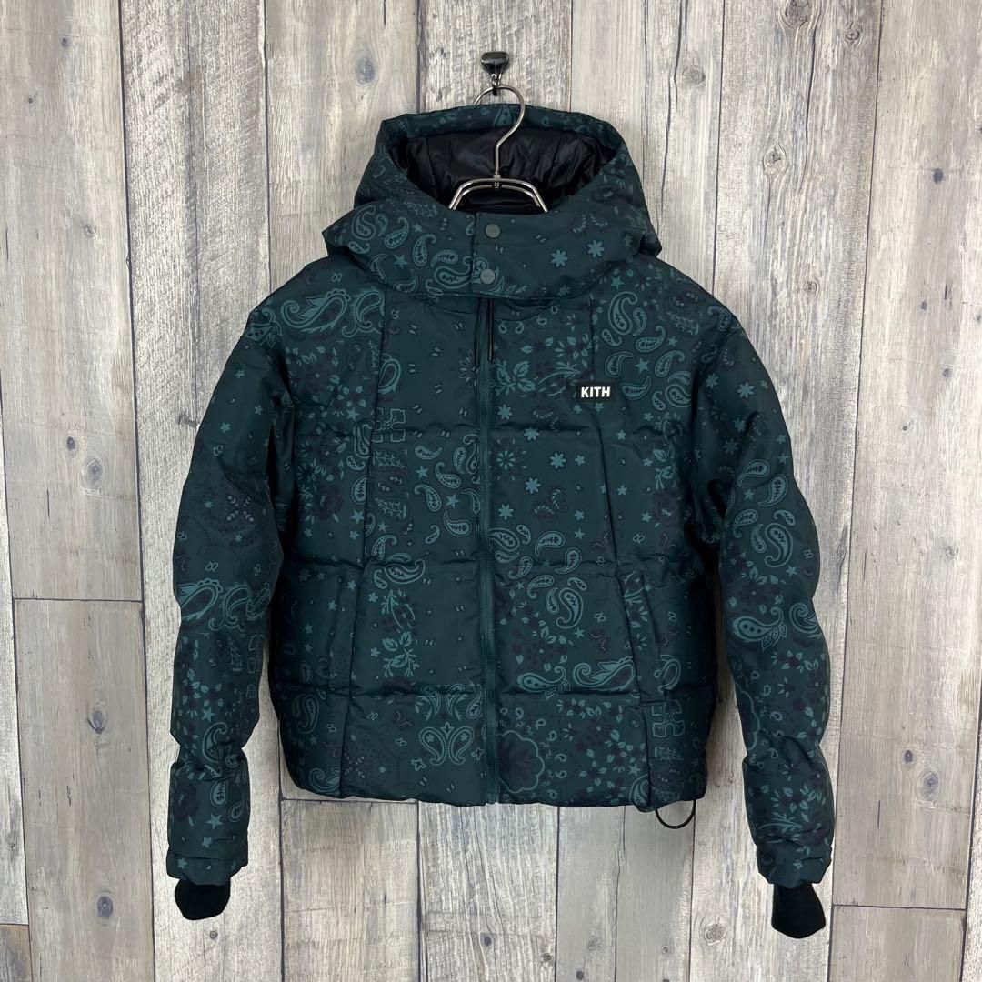 KITH KIDS キス キッズ ペイズリー 中綿 ダウンジャケット M 8