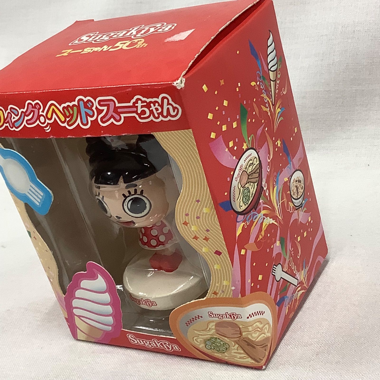 レア!タグ付き！ウィンク☆ベティちゃん♡フィギュア スガキヤ スウィング・ヘッド スーちゃん 50周年 フィギュア
