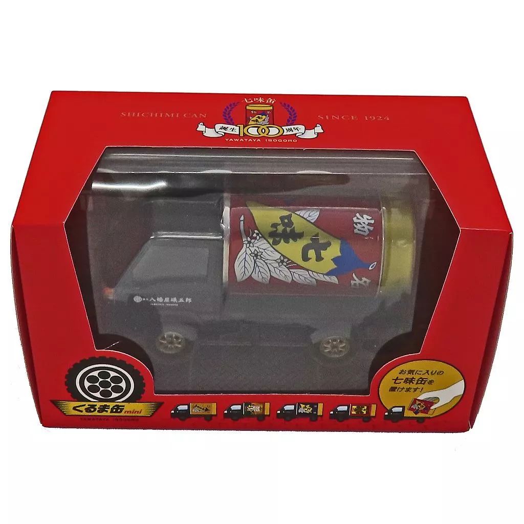３個セット　八幡屋礒五郎　ミニカー　くるま缶mini 七味　限定 八幡屋礒五郎 ミニカー くるま缶mini 七味 限定 3個セット 八幡屋礒