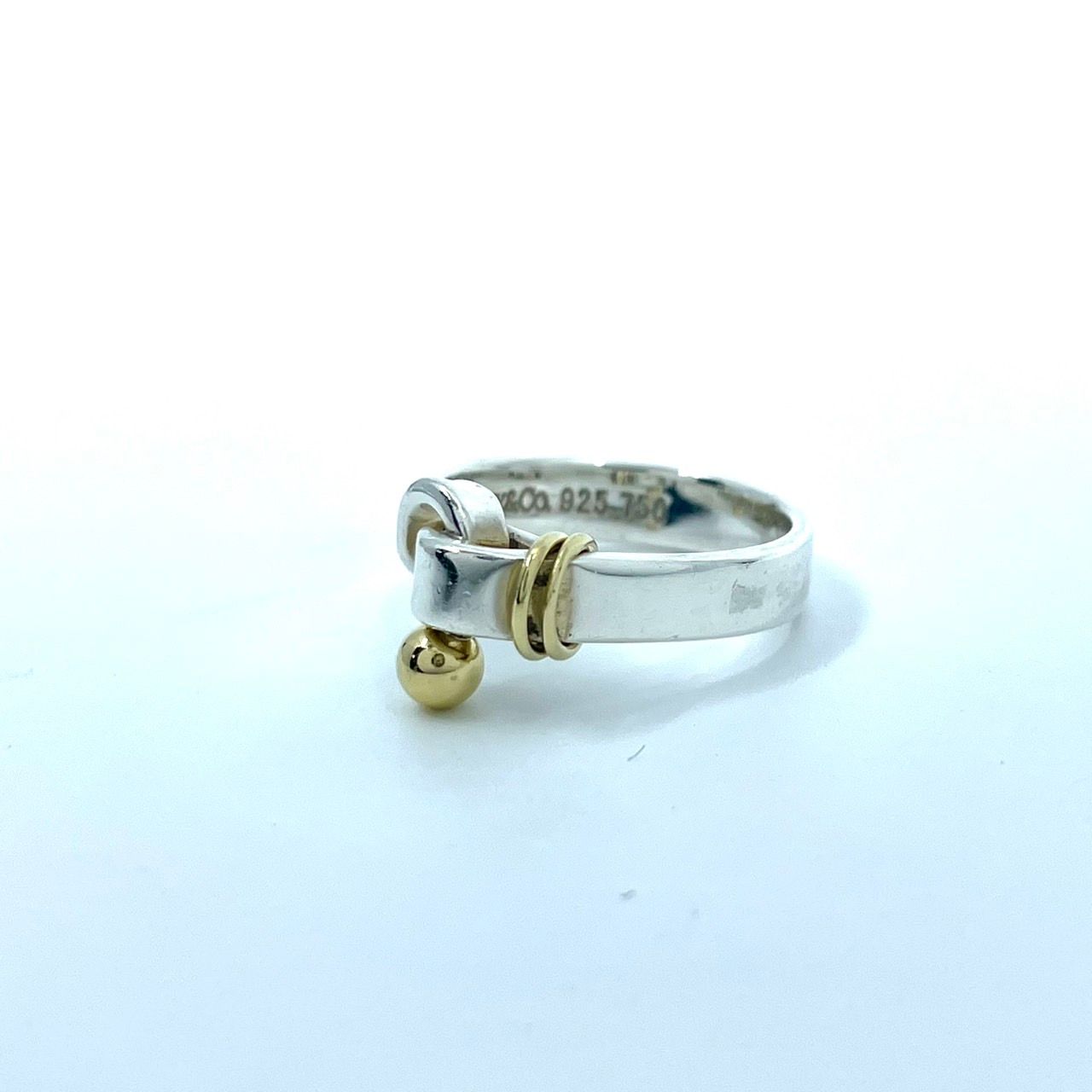 Tiffany & Co. フックアンドアイ　11号　指輪　18k SV925 Tiffany & Co. フックアンドアイ 11号 指輪 18k SV925 - メルカリ