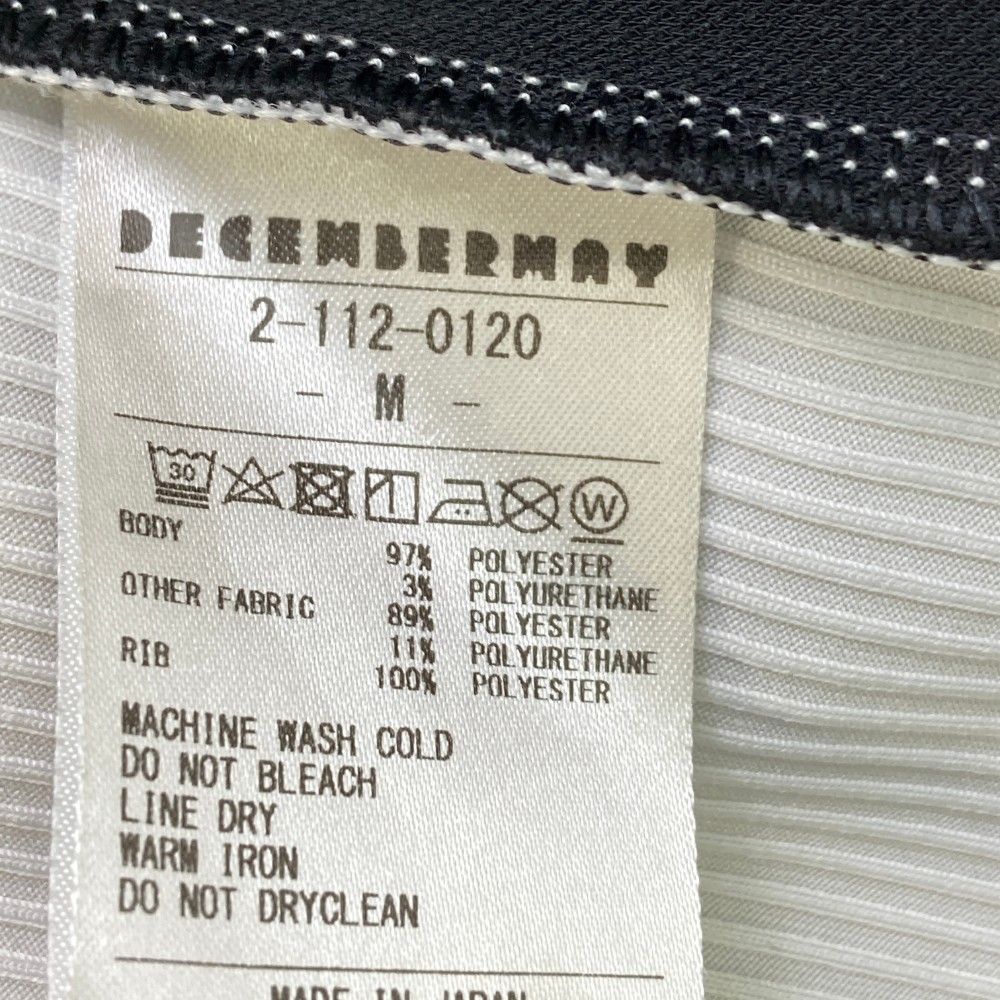 サイズ：M DECEMBERMAY ディセンバーメイ モックネック長袖Tシャツ