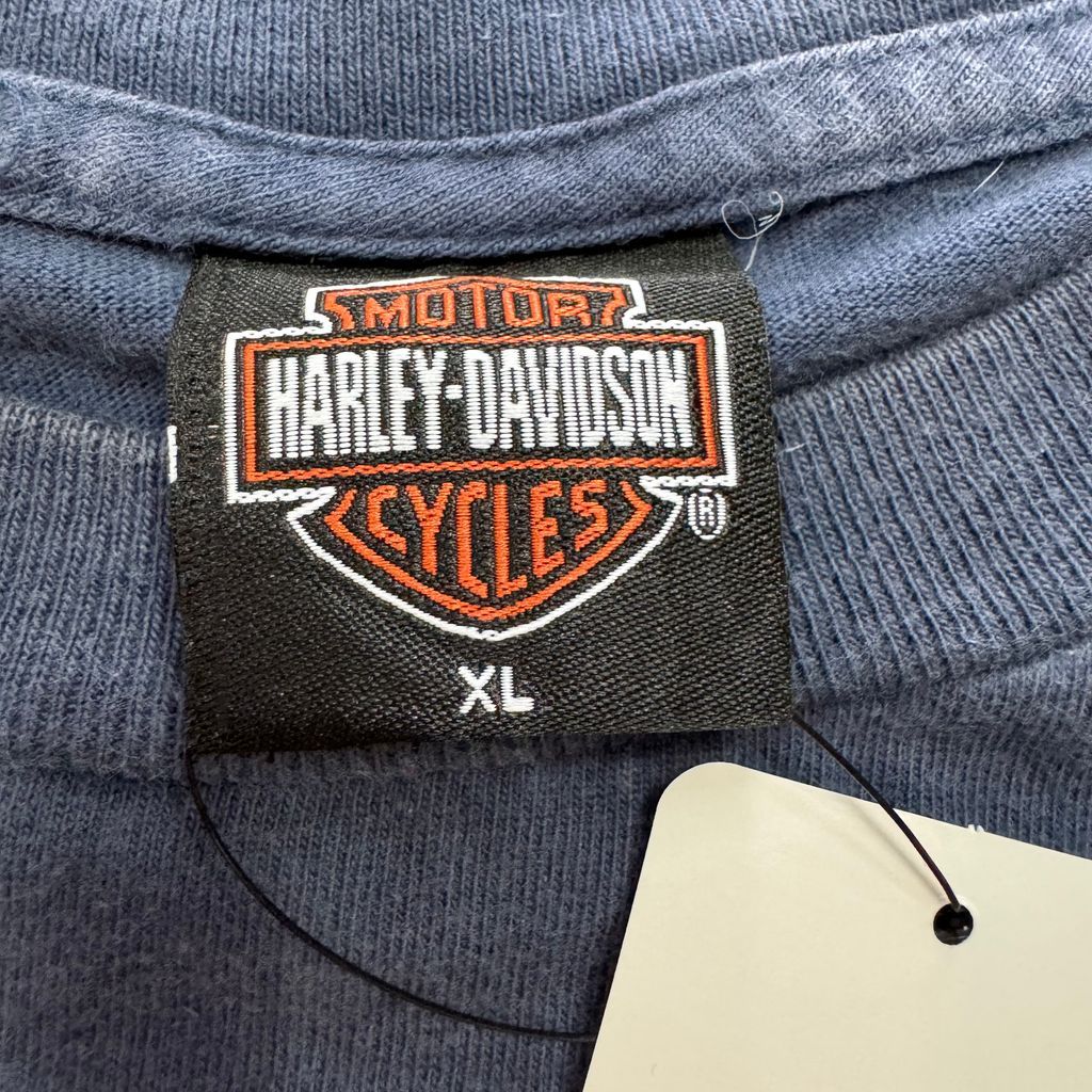 タンクトップ Harley Davidson ハーレーダビッドソン 両面ブラック 良フェード◎ ハーレーダビッドソン 両面プリント タンクトップ