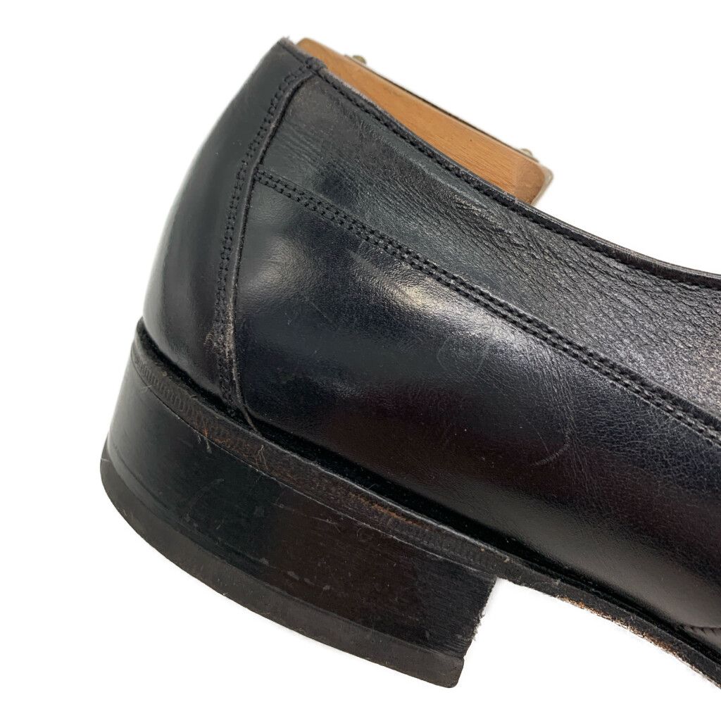 FLORSHEIM フローシャイム ストレートチップ 内羽根式 レザーシューズ ブラック (メンズ 9 D) 中古 古着 KA1606