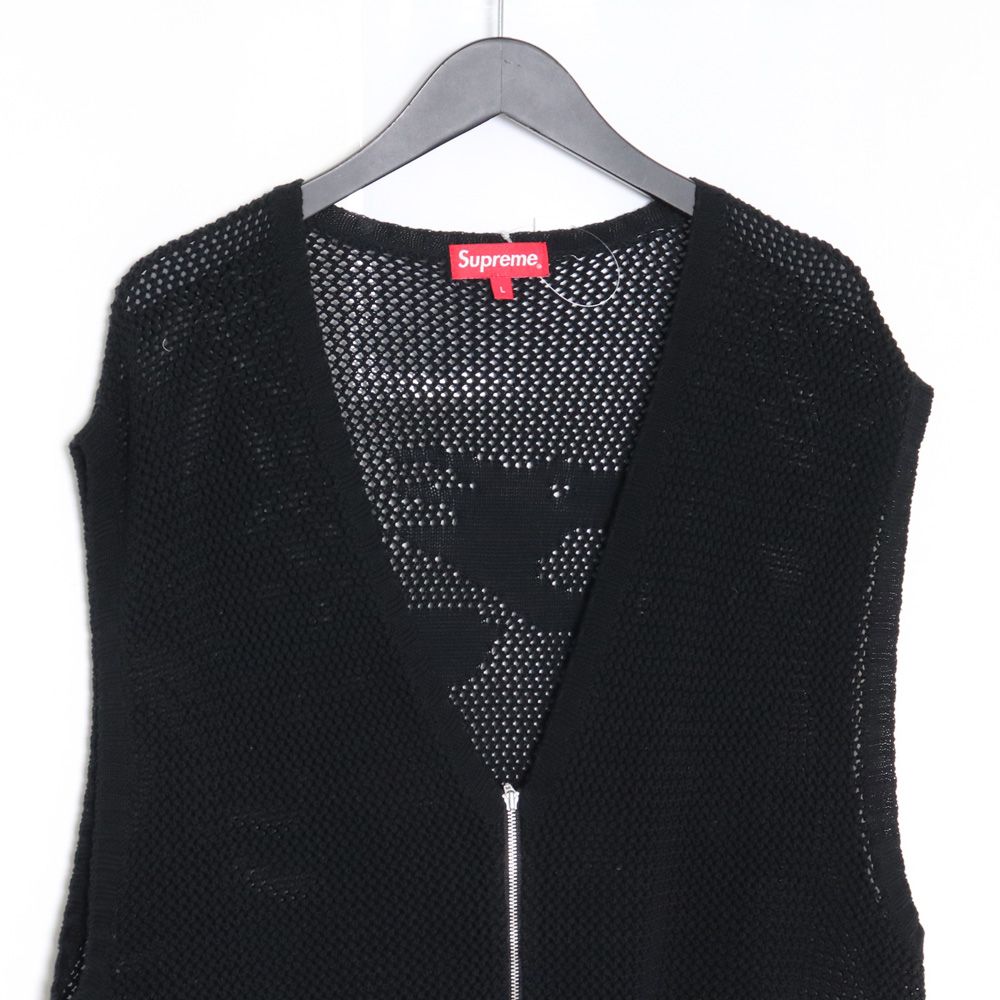 Supreme カーディガン Lサイズ ブラック グレー Supreme カーディガン Lサイズ ブラック グレー