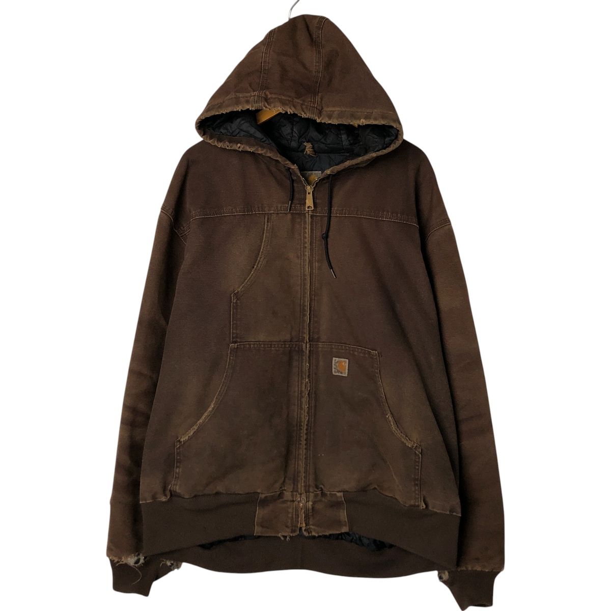 古着 カーハート Carhartt アクティブジャケット ダックフルジップ