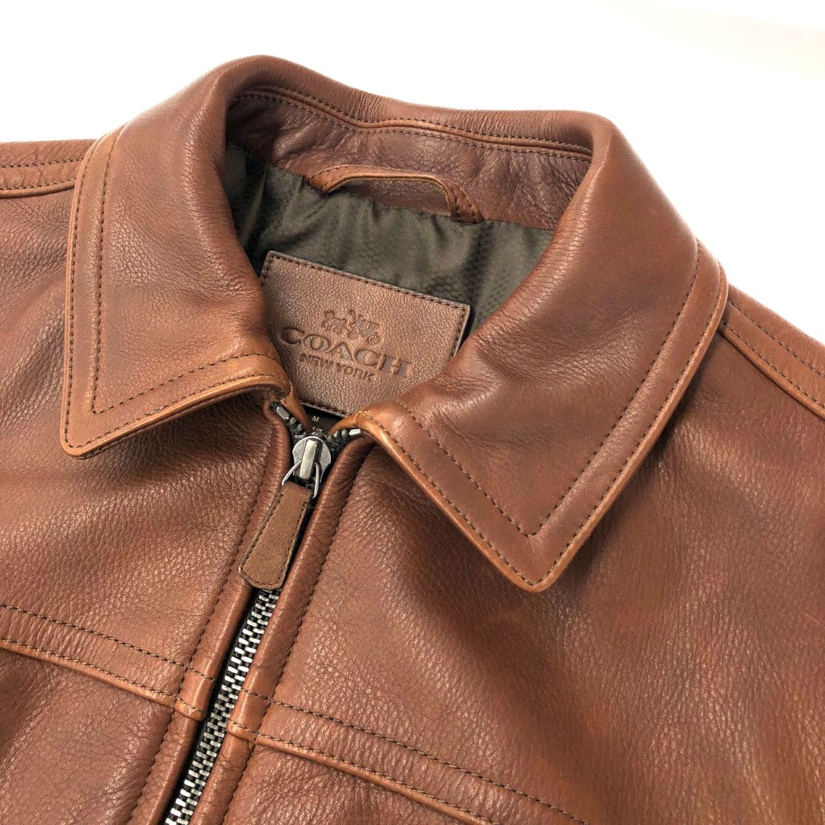 Coach コーチ レザージャケット ブラウン ブラウン（茶色）系 Coach(コーチ) レザージャケット(メンズ