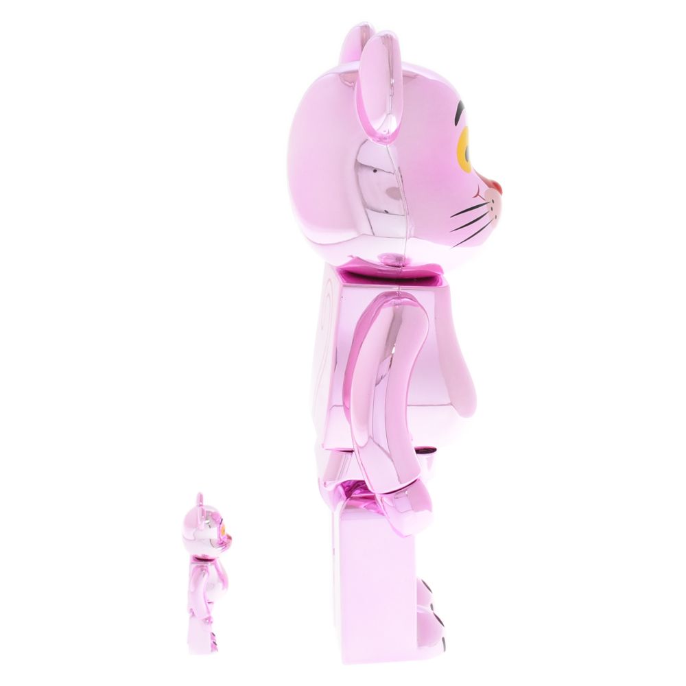 MEDICOM TOY (メディコムトイ) BE@RBRICK Pink Panther Chrome 100%/400% ベアブリック  ピンクパンサー フィギュア 人形 ピンク