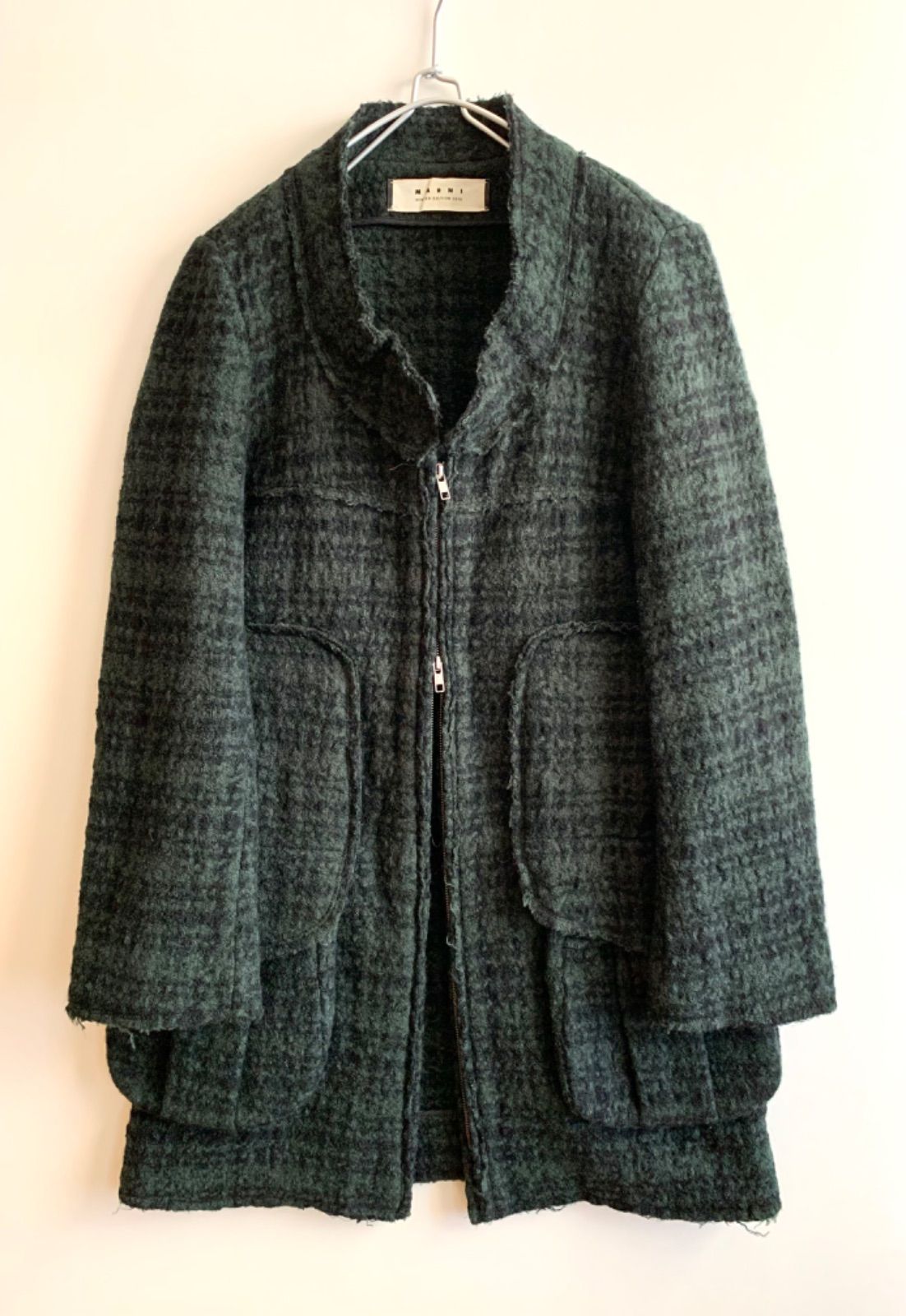 22-23aw Marni ツイード コート size48 定価40万 22-23aw Marni