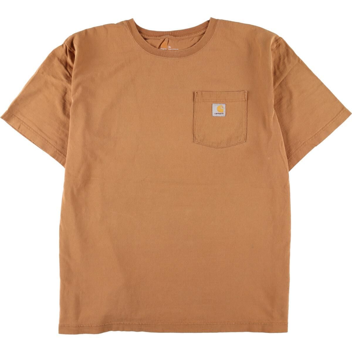 古着 カーハート Carhartt ORIGINAL FIT 半袖 ワンポイントロゴ