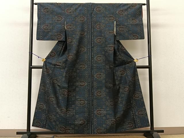 M♦希少 和宝 着物テリア 平和屋着物▽豪華振袖 駒刺繍 雲取り花車文 金彩 正絹 逸品