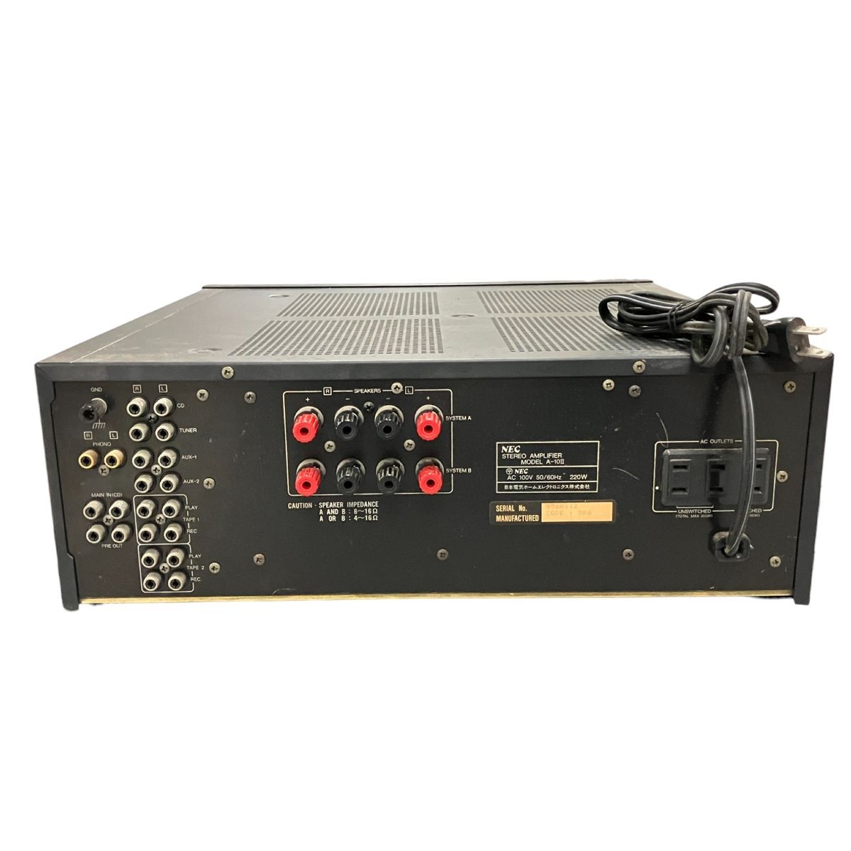 NEC A-10Ⅱ ジャンク NEC A-10Ⅱ ジャンク