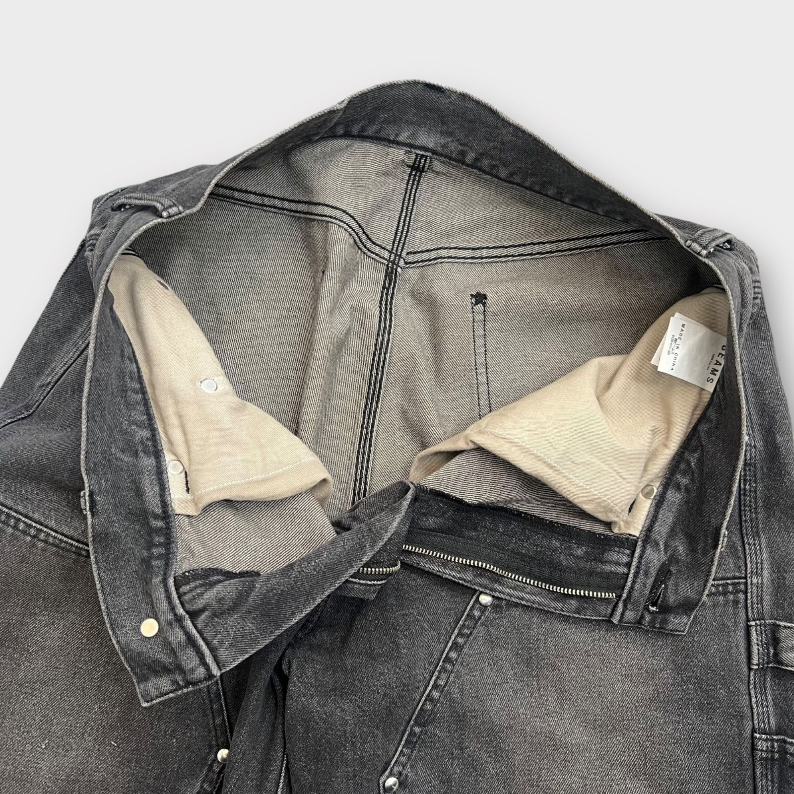 Beams Future Archive Fade Double Knee Shorts 25SS ダブルニー