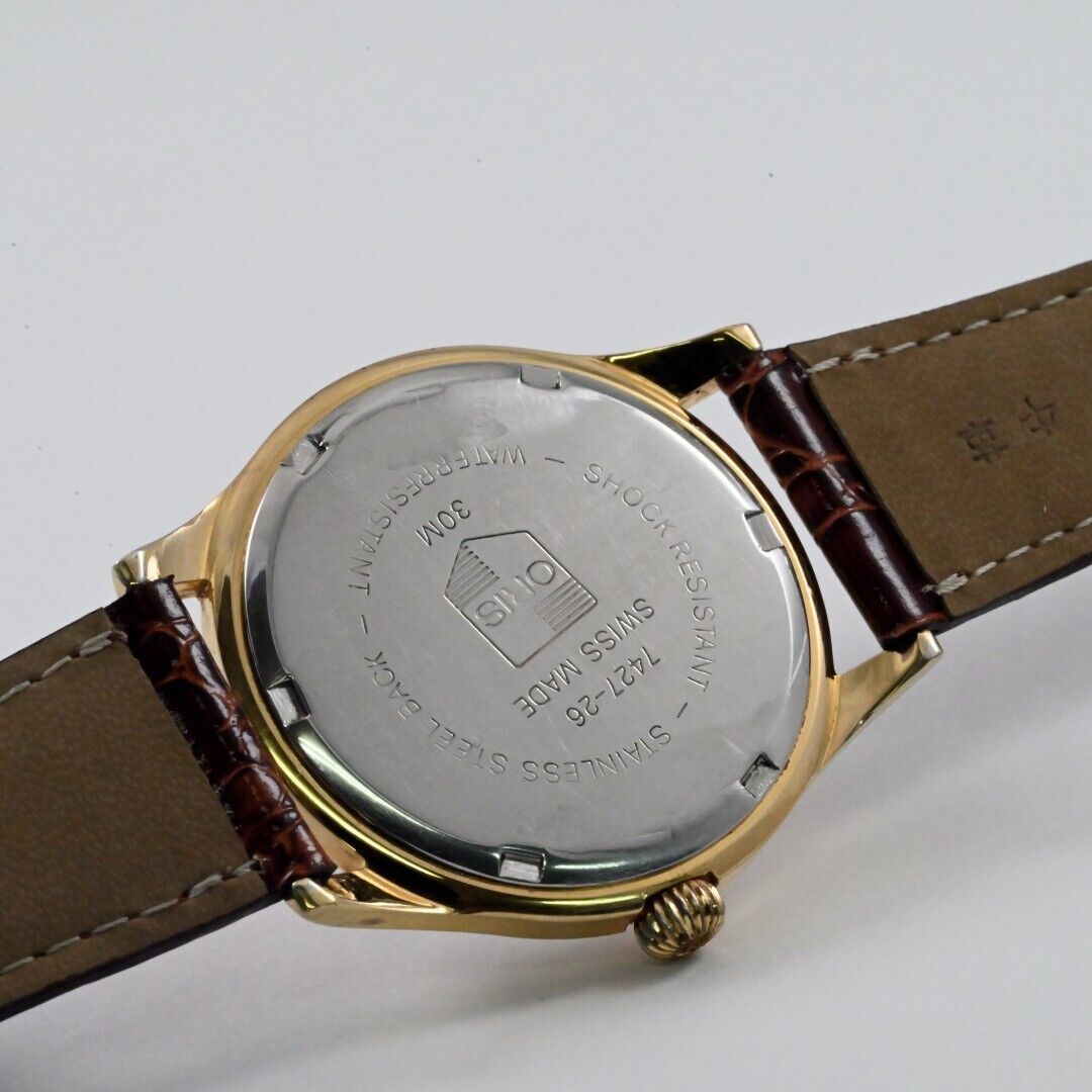 ヴィンテージ ORIS オリス 手巻Hand-Winding 35mm Silver Dial ユニタス UNITAS Cal.6565 Working Ref.7427-26